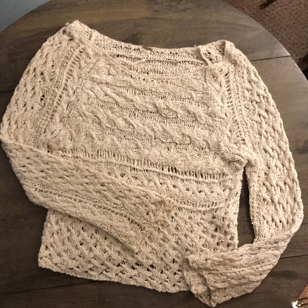 Free people knit sweater